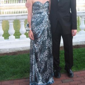 Tiffany Designs Cheetah Gown Size 4